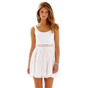 Lilly Pulitzer RoseMarie Elegant White Lace Dress 12